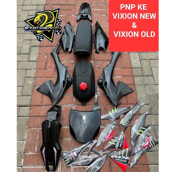 BODY SET KLX BF/BODY SET TRAIL VIXION/BODY SET KLX/BODY FULL SET KLX VIXION NEW VIXION OLD