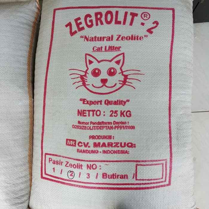 Pasir Zeolit no 1,2,3 REPACK 2kg