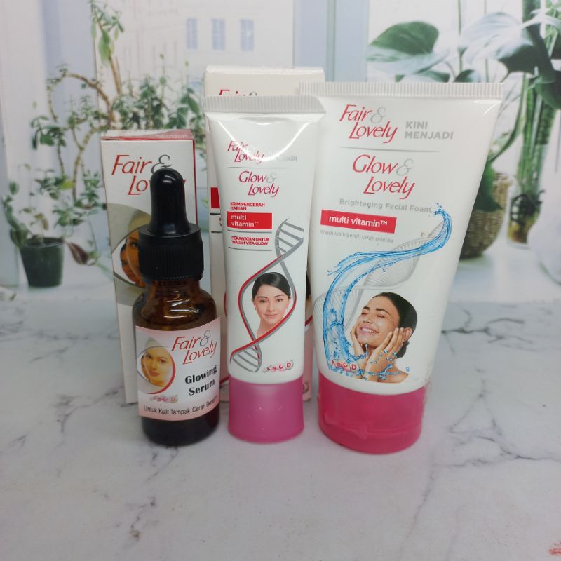 PAKET FAIR&amp;GLOW LOVELY LENGKAP