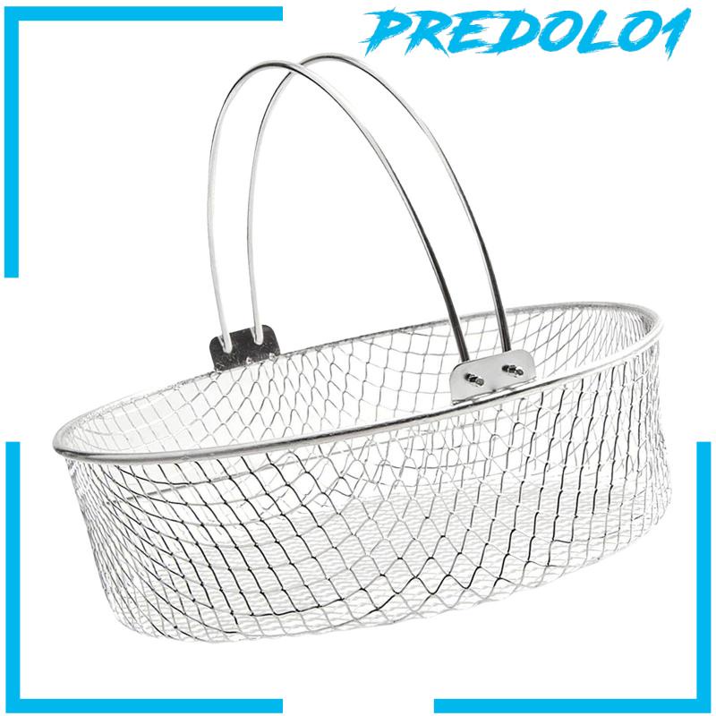 Air Fryer Basket with Handle Essentials Deep Fry Mesh Basket for Kitchen Fry