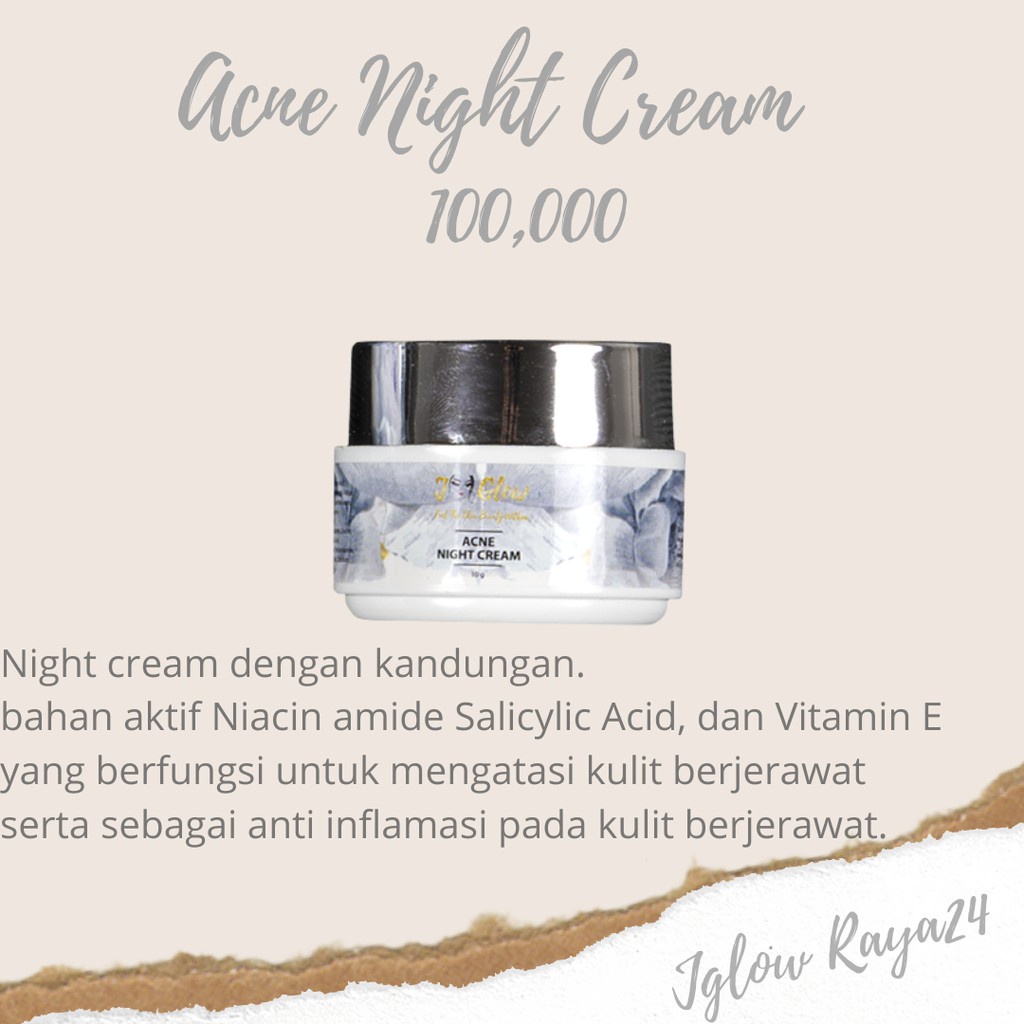 Jglow Skincare Jiglow J Glow Paket Extra Acne Totol JNC 3 JNC 9 Klinik Dokter Farmasi Whitening Skin