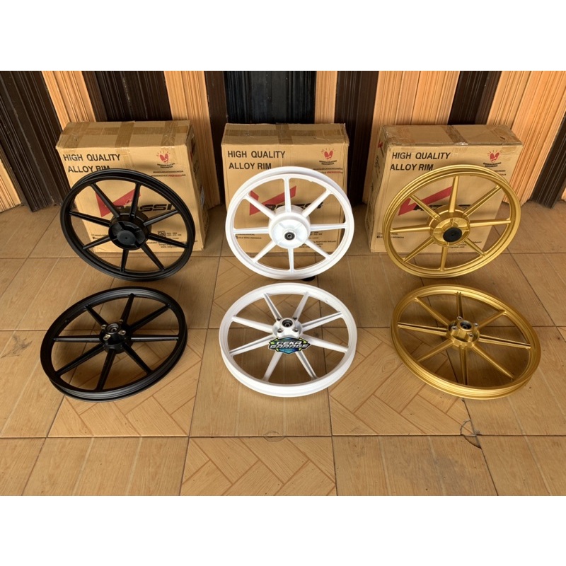 Velg Vrossi palang 8 Fizr Jupiter Z Mx old Rxking Z1/Velg Palang 8 vrossi PUTIH ring 17