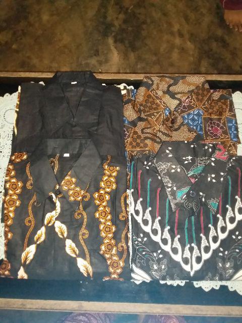 Kemeja Batik Pria Lengan Panjang Size M L Xl Xxl Bswart Batik Hrb026 Kenongo Hem Panjang Pdi