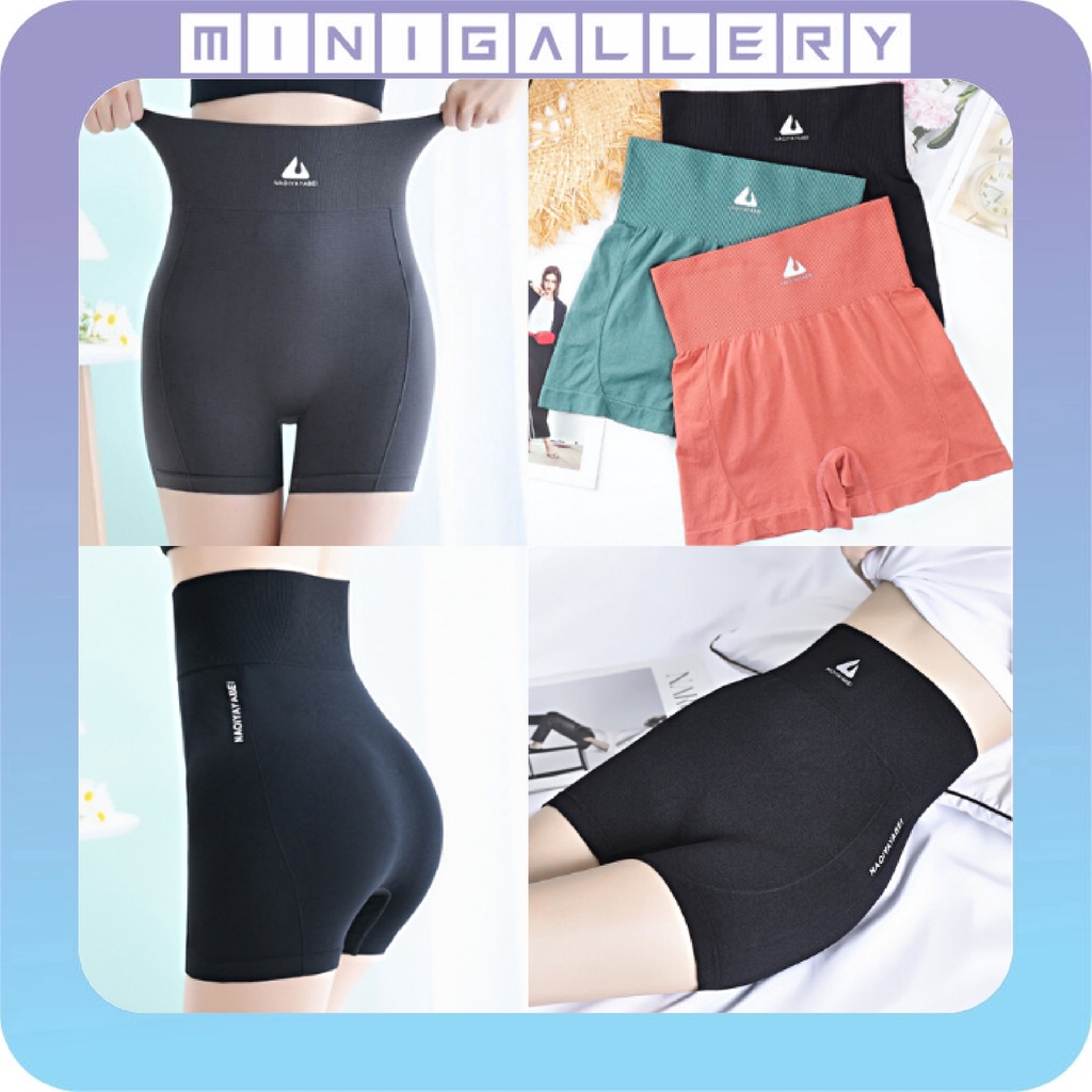 Celana Korset Pinggang Tinggi Pengecil Perut High Waist Boxer legging ketat Short Pants 62