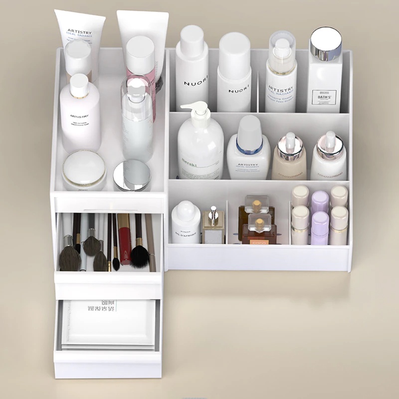 Rak Kosmetik Cosmetic Storage Drawer Kotak Penyimpanan Makeup Organizer [SS]