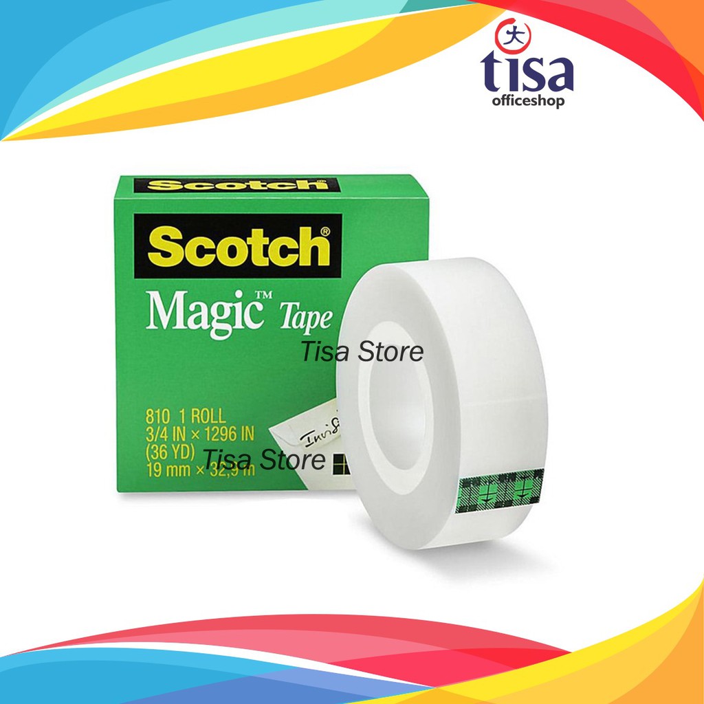 

Scotch Magic Tape 3M 810 [3/4 in x 36 Yd]