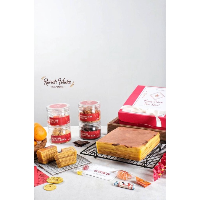 

BAYAR DITEMPAT Chinese new year hamper / cookies / Kue kering / Lapis legit imlek - Cookies TERBATAS