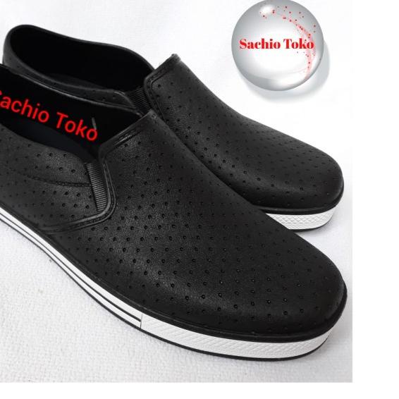 Sepatu karet pria Sepatu karet hitam Sankyo - Hitam, 42