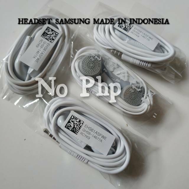 HEADSET HANDSFREE  SAMSUNG GALAXY J1 J2 J3 J5 J7 ORIGINAL 100% MADEIN INDONESIA