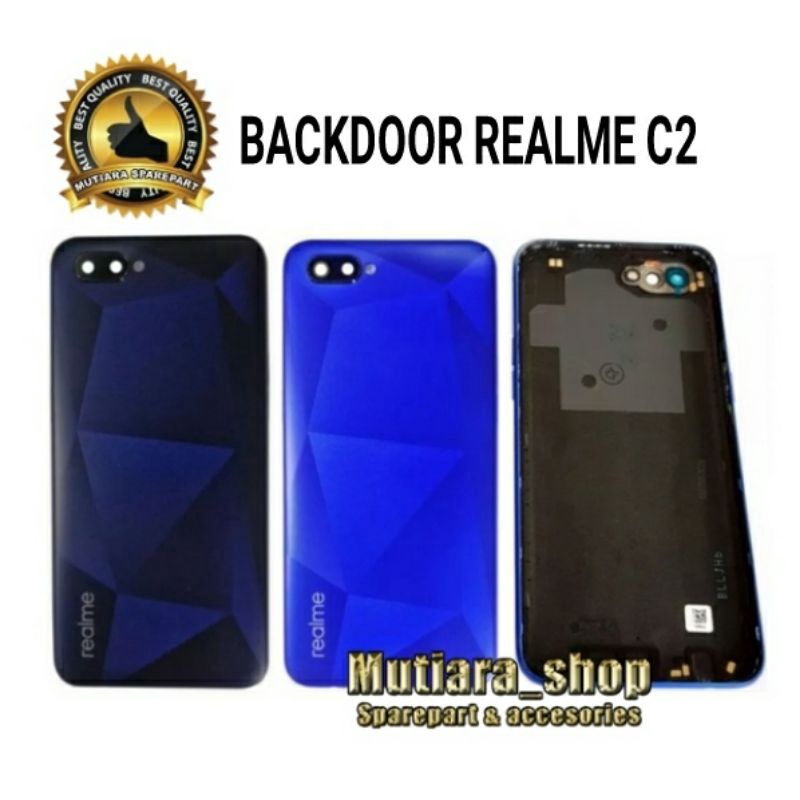BACKDOOR BACK COVER CASING TUTUP BELAKANG REALME C2