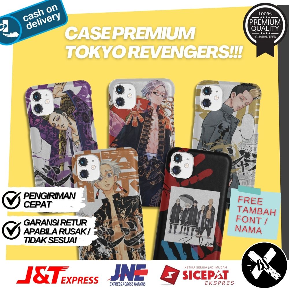 TRZ - Case Casing Anime Tokyo Revengers Brahman Bonten Tenjiku Mikey Izana Hanma By Boom08s