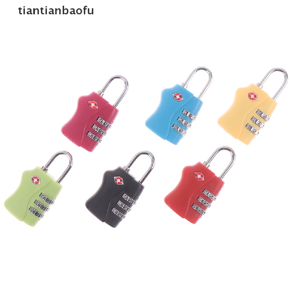 [tiantianbaofu] TSA 3 Digit Combination Lock Travel Lock Luggage Bag Padlock Boutique