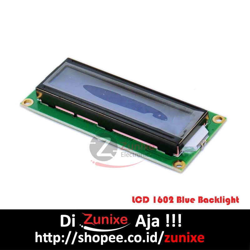 LCD 1602 5V 16 X 2 DISPLAY MODULE BLUE BACKLIGHT ARDUINO