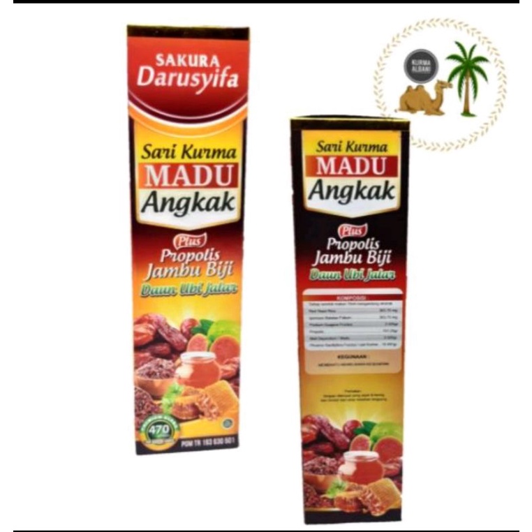 

Madu angkak darussyifa-propolis+jambu biji