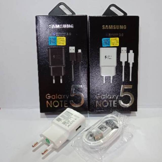 Charger Samsung Galaxy Note 5 Note 4 S7 S6 S8 Fast Charging