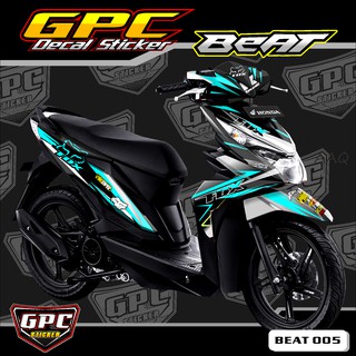 Striping Beat street fi Stiker  Variasi List Motor  Beat 