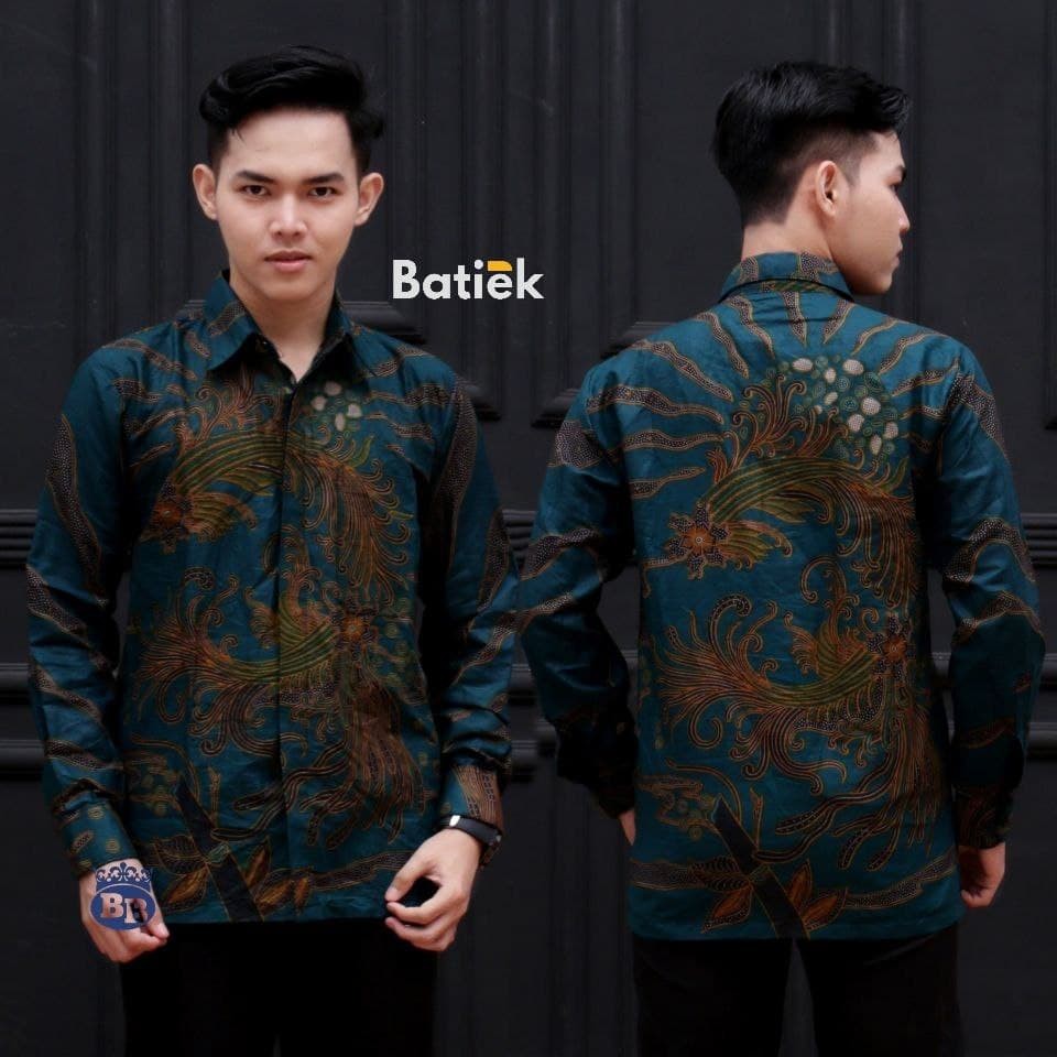 [12.12] Kemeja Hem Batik Pria Lengan Panjang DSC05191 -BATIK PITTO