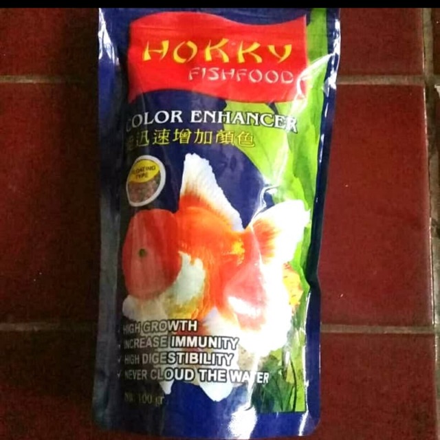 Makanan ikan Hokky Fish/Hokky 100gr/Fish Food