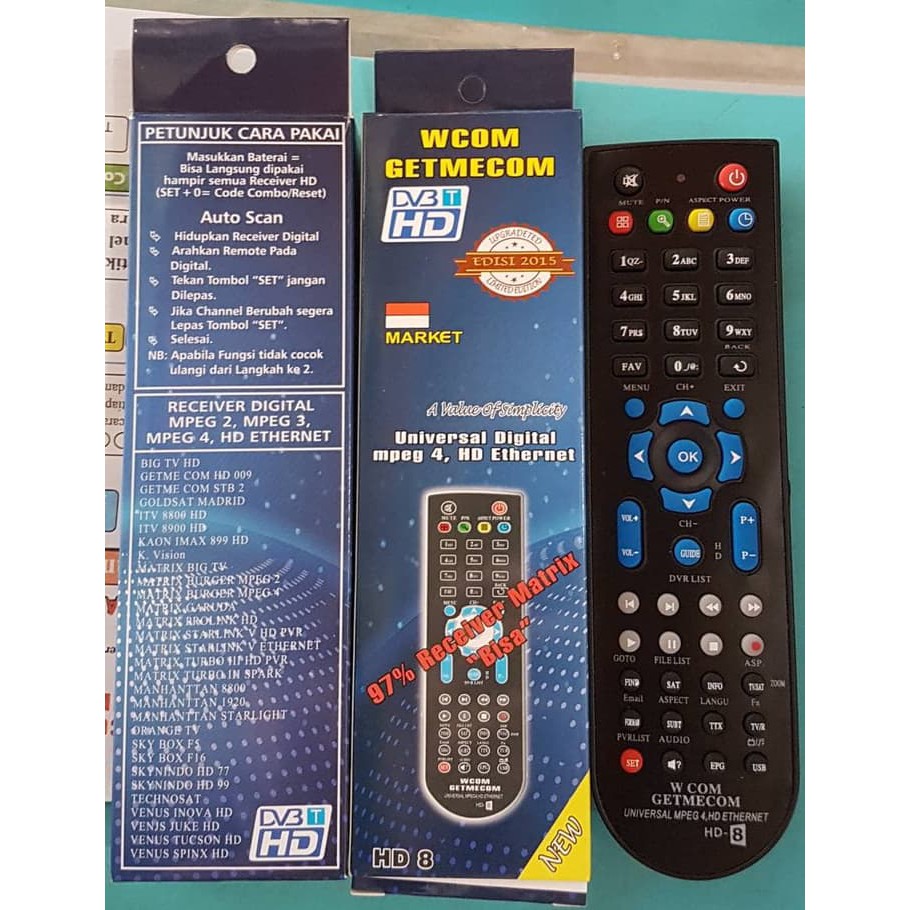 Remote multi receiver remot HD 8 Getmecom