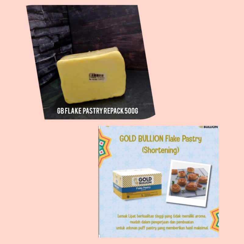 

Gold Bullion Flake Pastry Repack 500g