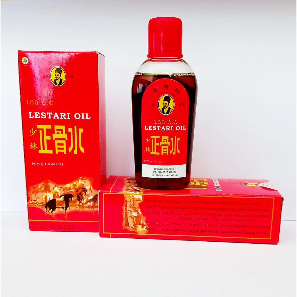 Lestari Oil 100 ml - Minyak Gosok Membantu Meringankan Nyeri sendi