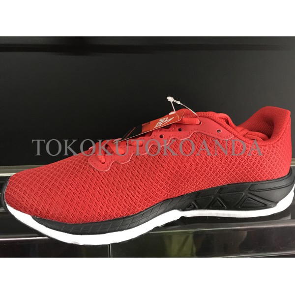 Sepatu running specs original Dual Enduro Red/black jogging lari