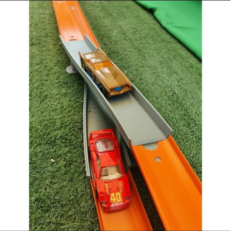 Hot Wheels Track Pindah jalur Cross Lane Section