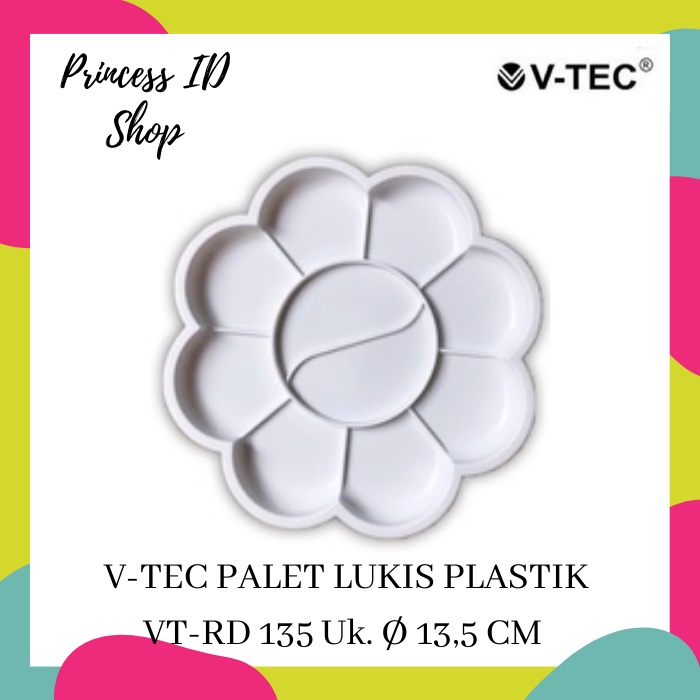 

PALET LUKIS PLASTIK PALETTE V-TEC VT-RD 135