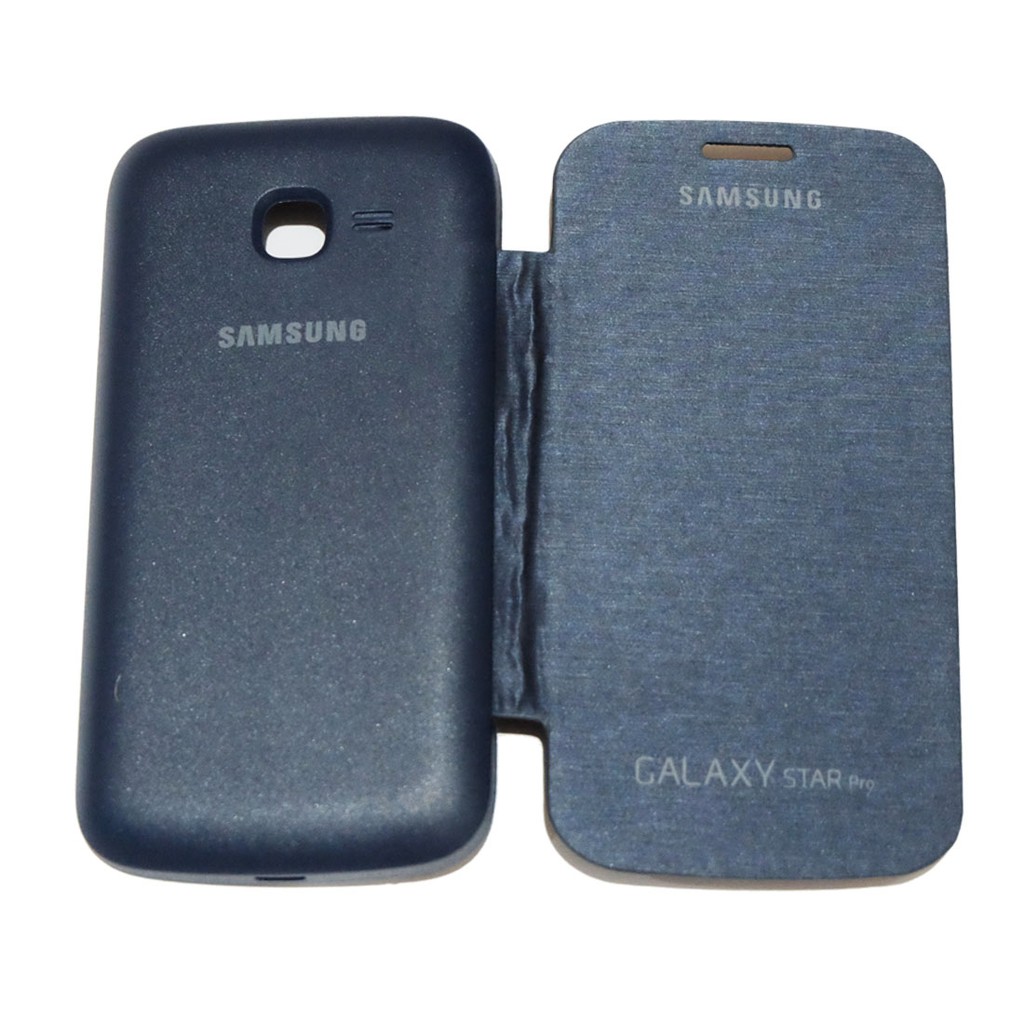 Sarung Leather Case Samsung Galaxy Star Pro / S7260 / S7262 Flipcover View / Flipcover Kulit - Colour