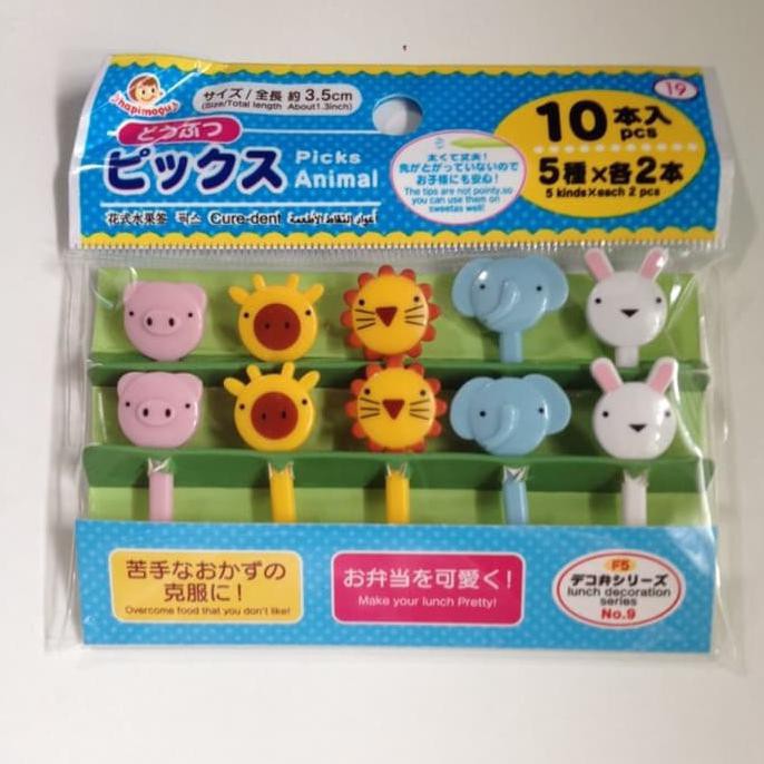 Terlaris Daiso Bento Tools/ Tusukanan Bento/ Tusuk Makanan Karakter