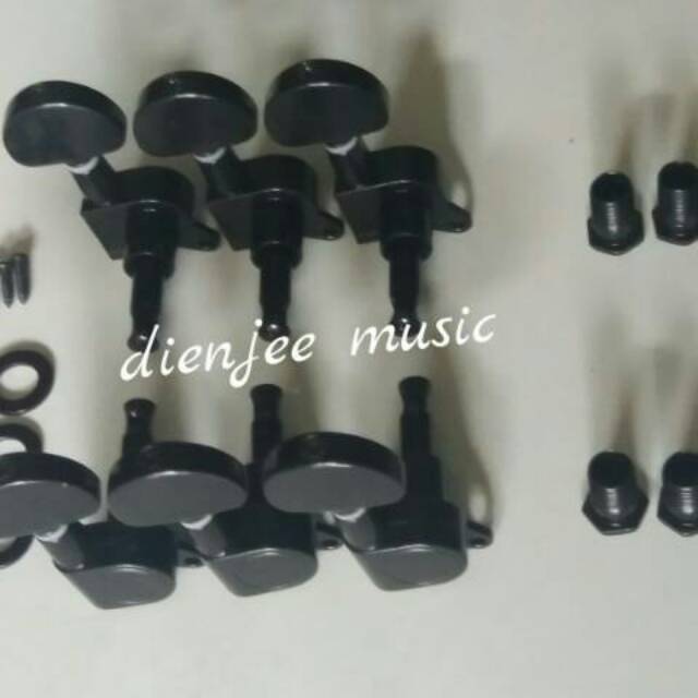 Dryer gitar / gitar tuning peg machines 6 pc 3L - 3R