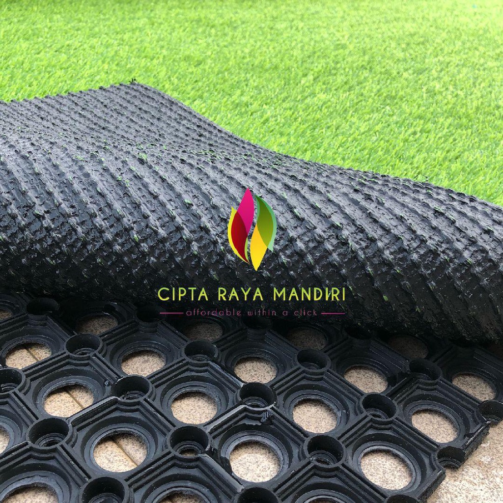 Karpet Rumput Sintetis Palsu UK 0.5x0.5M TEBAL 25mm Lapangan Golf Futsal.HIGH QUALITY IMPORT