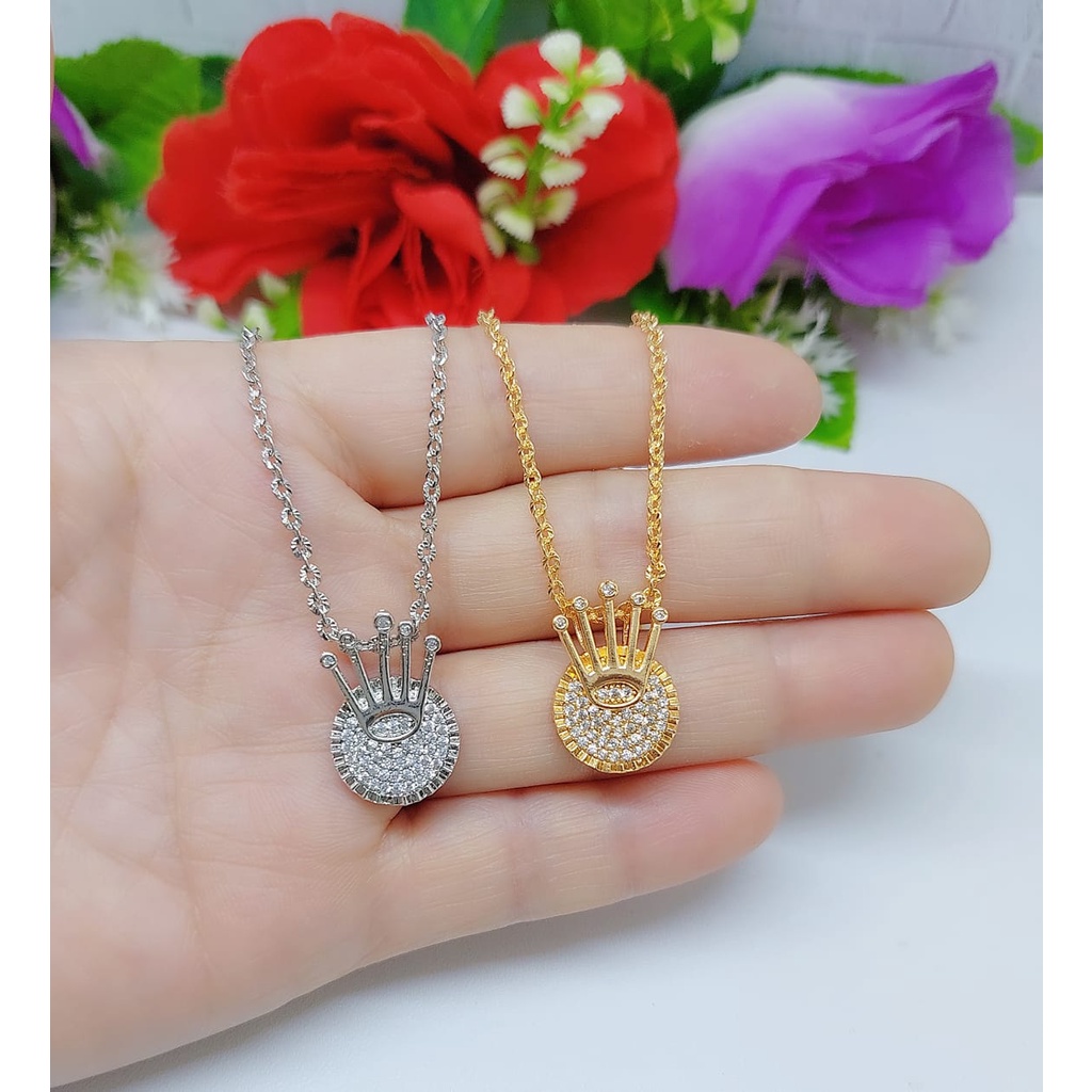 Kalung Xuping Permata Queen &amp; Mickey