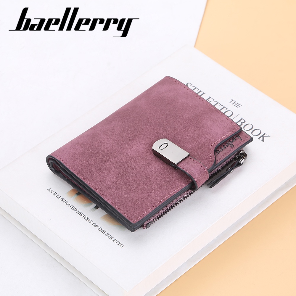 BAELLERRY N2358 Dompet Wanita Kecil Bahan Kulit PU Leather Premium WATCHKITE WKOS