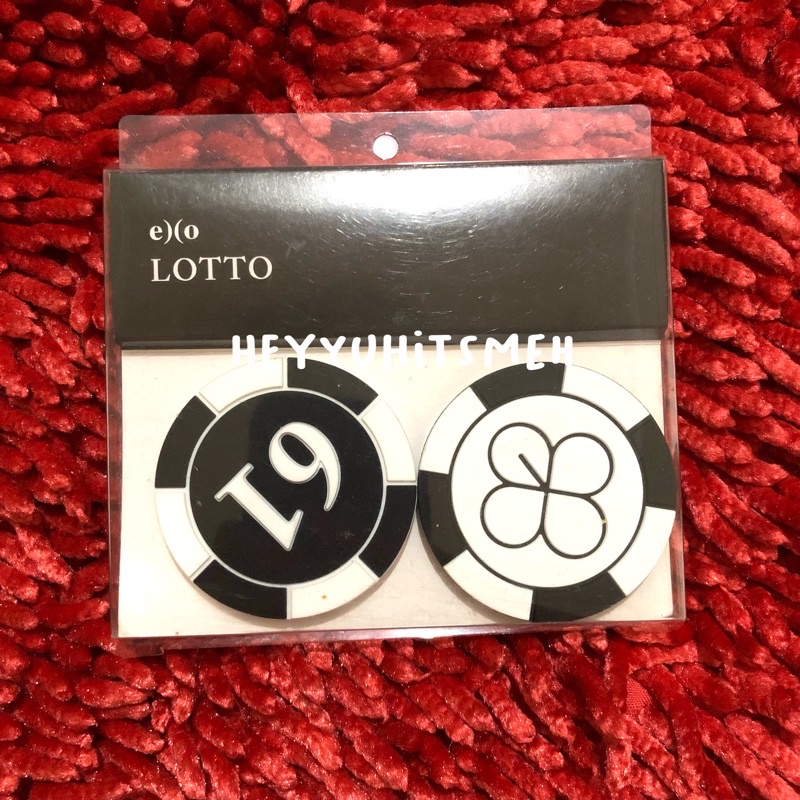 EXO Chanyeol official sm sum merch lotto rubber magnet