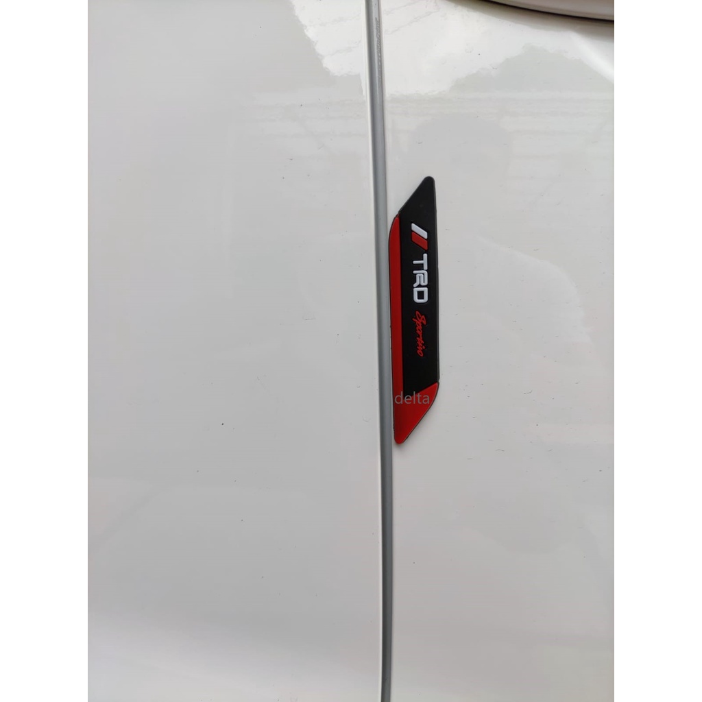 Door Guard karet/pelindung pintu mobil Tulisan timbul bukan sablon