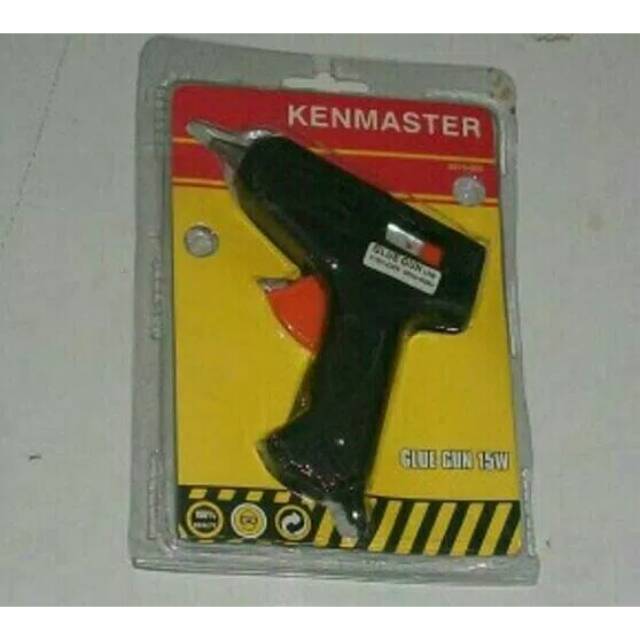 

RECOMMENDED!! Glu Gun Tembak Bakar Lem KENMASTER 15 Waat+Refil Lem Bakar