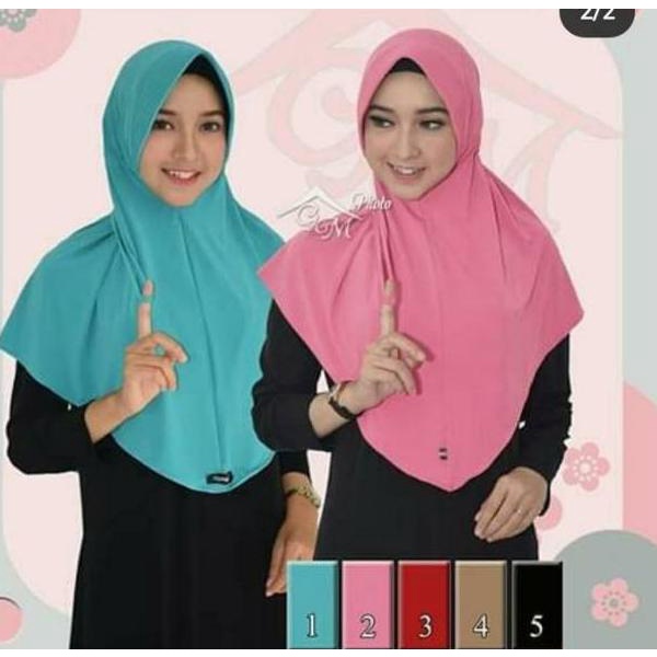 "END.27Jn22ž" HARGA RESELLER JILBAB SERUT AMANDA ORIGINAL 100℅ /HIJAB SERUT AMANDA POLOS PET BORDIL 