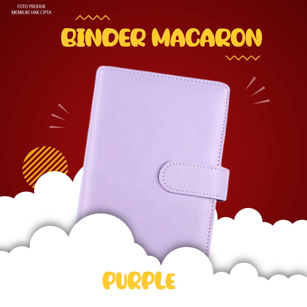 

PAKET BINDER MACARON A6 PURPLE & BLUE