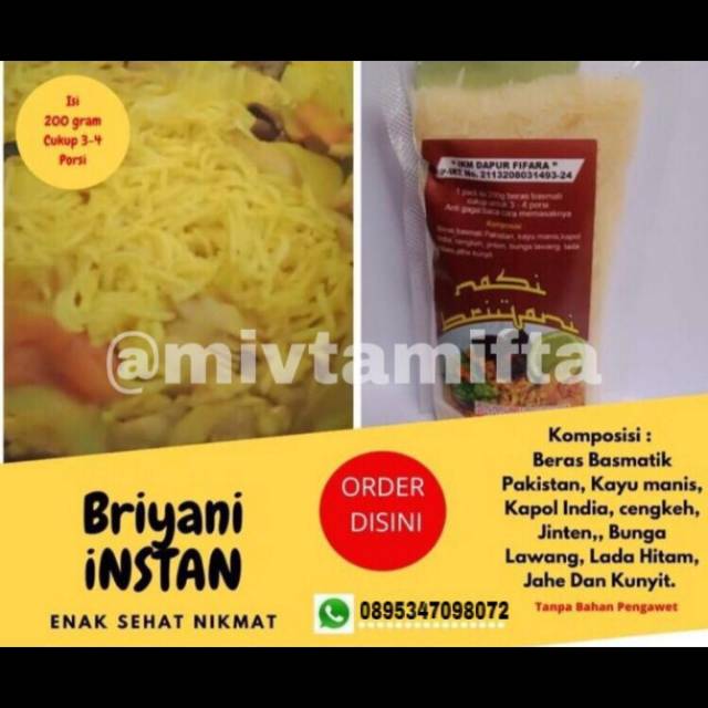 

Beras Basmati Briyani
