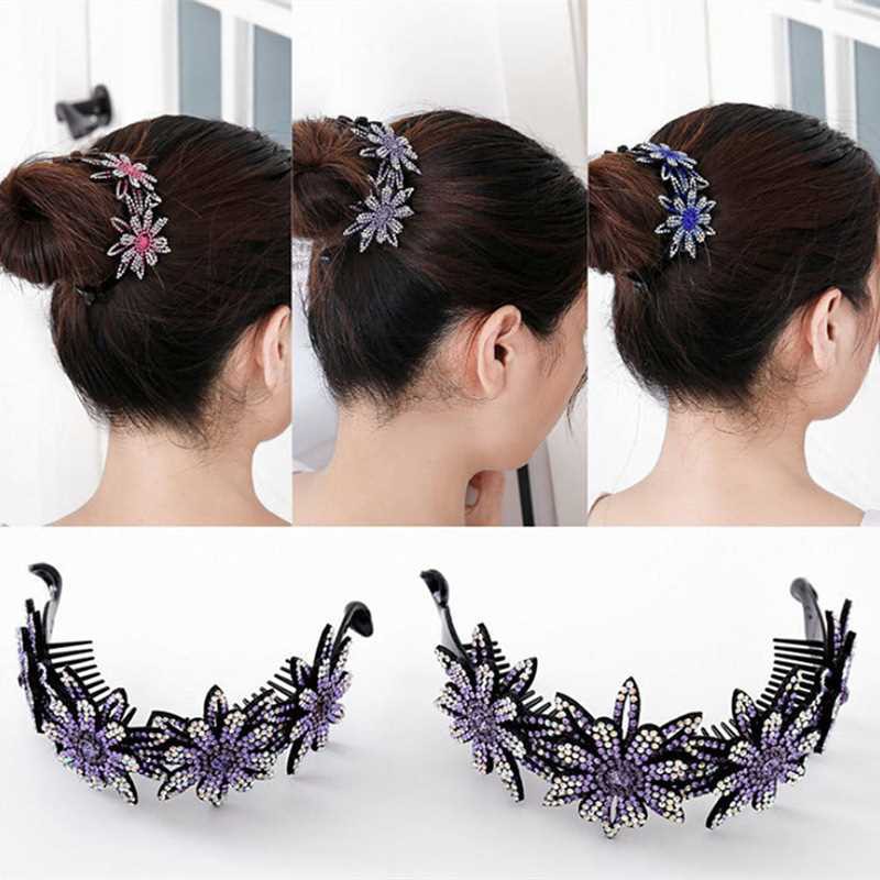 Jepit Rambut Korea wanita full kristal desain terbaru origianal import