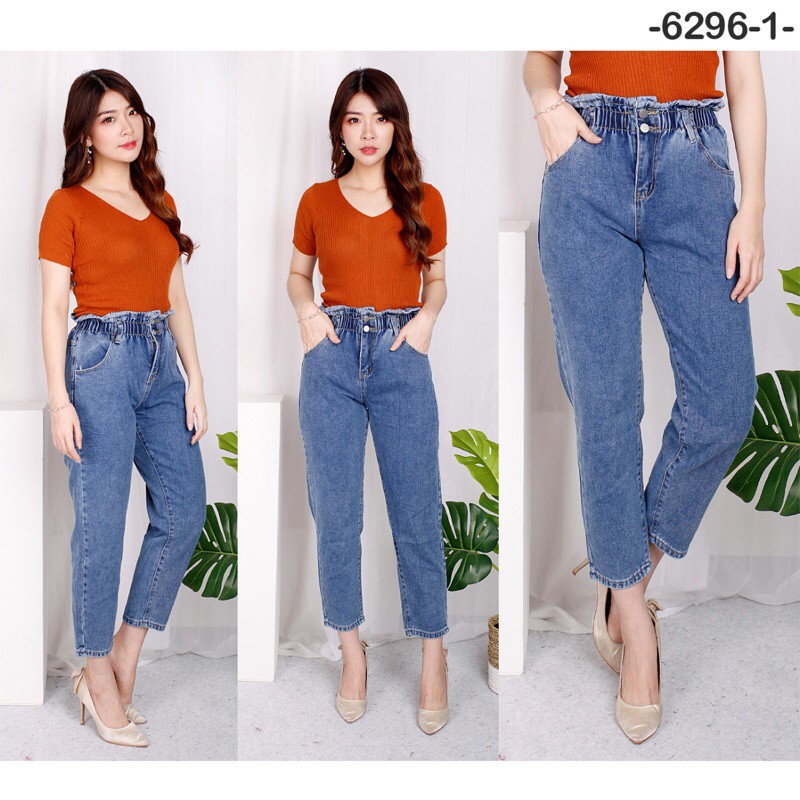 VIERLIN - Jeans 62961 - BOYFRIEND JEANS HW IMPORT