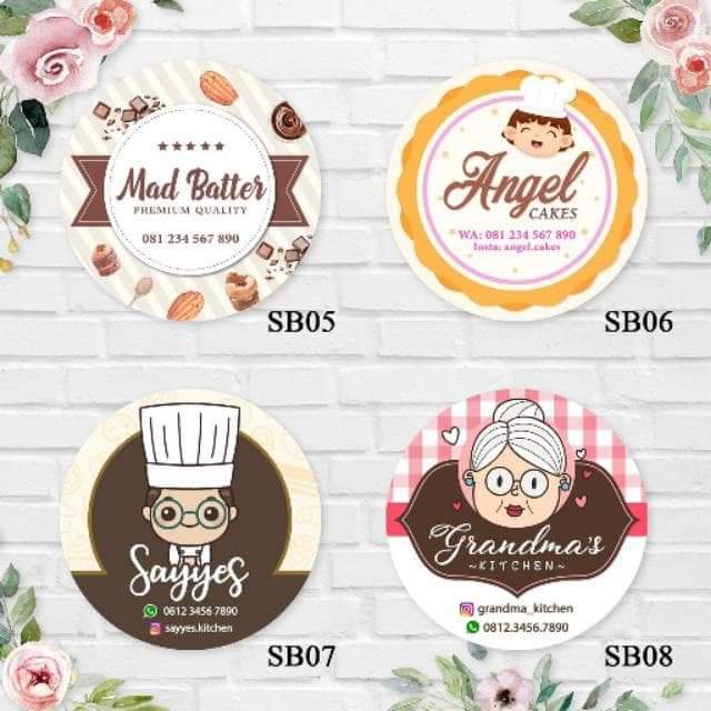 

CETAK STIKER MAKANAN MINUMAM UK 5CM BULAT