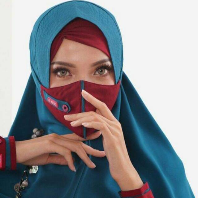 Masker Hijab Aulia | Aulia Masker Hijab Premium