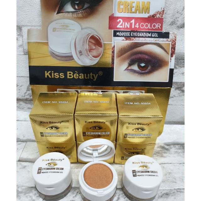 EYE SHADOW CREAM &amp; GEL KISS BEAUTY