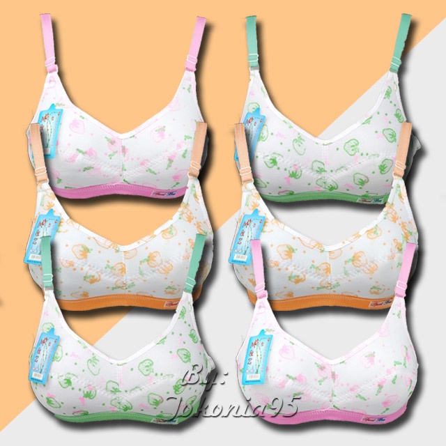 Sport Bra Remaja ABG - Bra Ukuran 32 34 36 38- Miniset BusaTipis Motif Printing