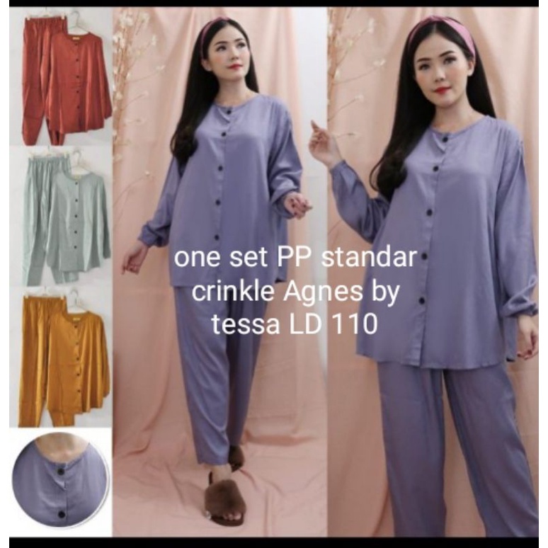 one set PP standar crinkle Agnes by tessa LD 110