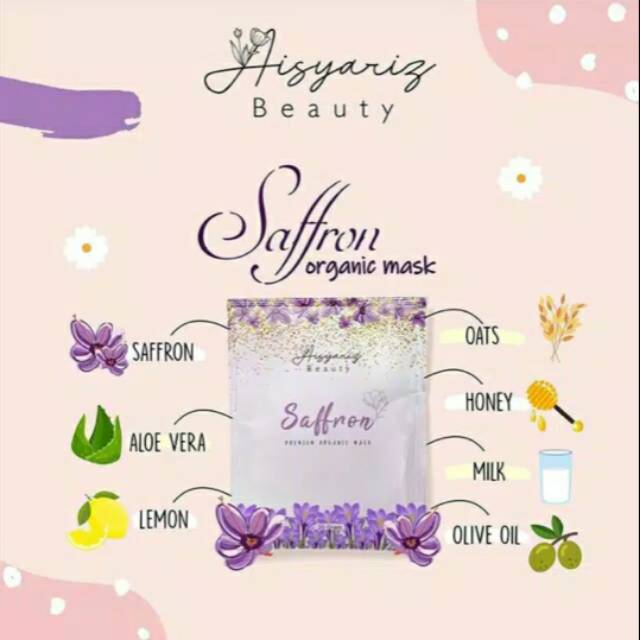 MASKER SAFFRON PETAL By Aisyariz Beauty