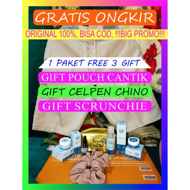 Beauty in the pot 100% ori | Gift Celpen Chino | Scrunchie |  Pouch Cantik | Skincare Viral | Tiktok