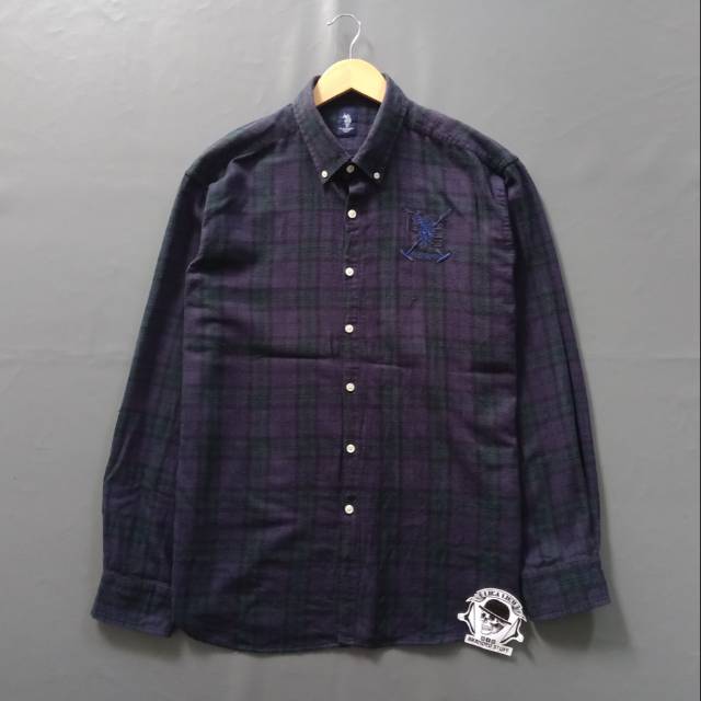 Kemeja Flannel us polo assn